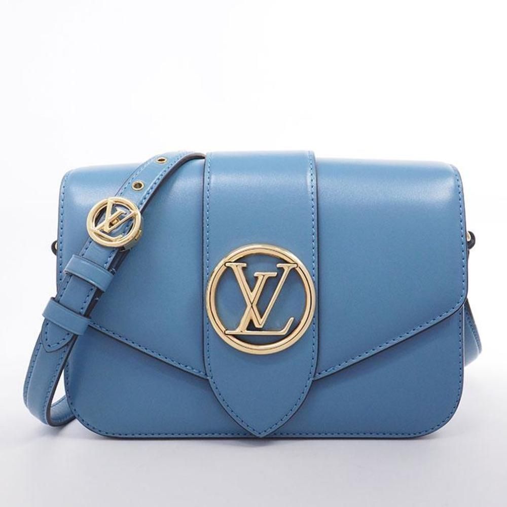 Louis Vuitton Pont Neuf Shoulder Bag Gold Metal Fittings